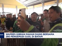 Video: Wapres Gibran Makan Siang Bersama 280 Driver Ojol di Batam