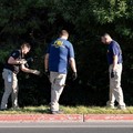 Anggota tim forensik FBI bekerja di area hutan, dekat dengan jalur pelarian yang dilaporkan oleh pelaku penembakan aktivis sayap kanan AS dan komentator Charlie Kirk, sekutu Presiden AS Donald Trump, yang tewas tertembak dalam sebuah acara di Utah Va