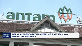 Video: Berkilau! Pendapatan Antam Melesat 154% Berkat Harga Emas