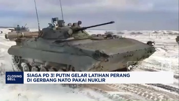 Video: Putin Gelar Latihan Perang di Gerbang NATO Pakai Nuklir