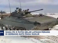 Video: Putin Gelar Latihan Perang di Gerbang NATO Pakai Nuklir