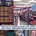 Video: Masih Panas! Inflasi AS Agustus Naik 2,9% (YoY)