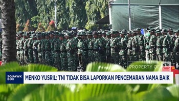 Video: Menko Yusril Sebut TNI Tidak Bisa Laporkan Pencemaran Nama Baik