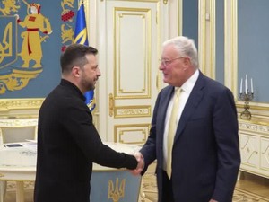 Video Momen Pertemuan Presiden Ukraina Zelensky dan Utusan Donald Trump