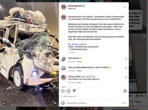 Minibus Tabrakan di Tol Cisumdawu, 9 Orang Luka-luka
