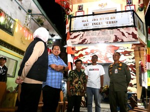 Irjen Kemendagri Monitor Langsung Pelaksanaan Siskamling di Surakarta