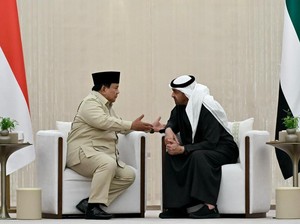 Bertemu Presiden MBZ, Prabowo Bahas Eskalasi Geopolitik Timur Tengah