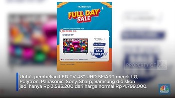 Video: Kejutan! Hari Ini di Transmart TV LED Diskon Besar