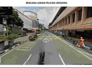 Pemprov DKI Uji Coba Pelican Crossing di Stasiun Cikini Hari Ini
