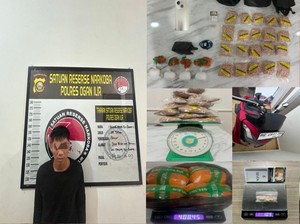 3,8 Kg Ekstasi Disita dari Tangan Kurir di Ogan Ilir