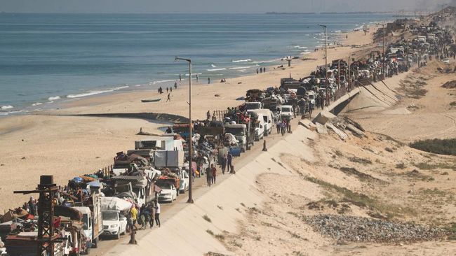 Serangan Israel Hancurkan Gaza, Jutaan Warga Terpaksa Mengungsi