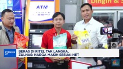 Video: Beras di Ritel Tak Langka, Zulhas Klaim Harga Masih Sesuai HET
