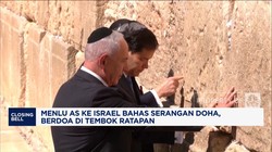 Video: Menlu AS ke Israel, Bahas Doha Hingga Berdoa di Tembok Ratapan