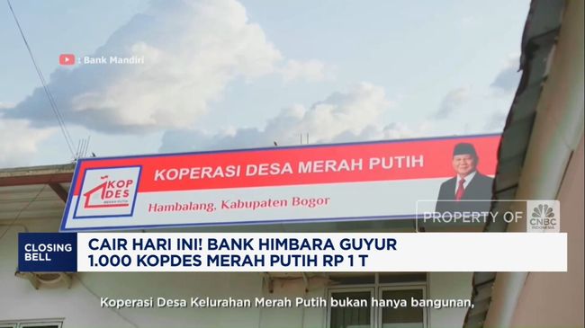 Video: Dana Rp1 T untuk 1.000 Kopdes Merah Putih Cair Hari Ini