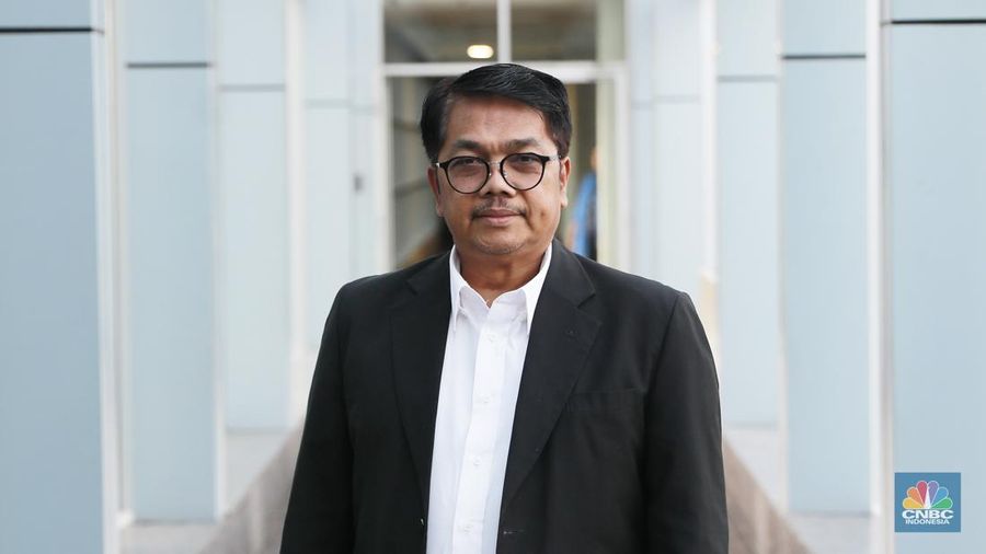Direktur Utama PT Pertamina International Shipping, Surya Tri Harto. (CNBC Indonesia/Muhamad Sabki)