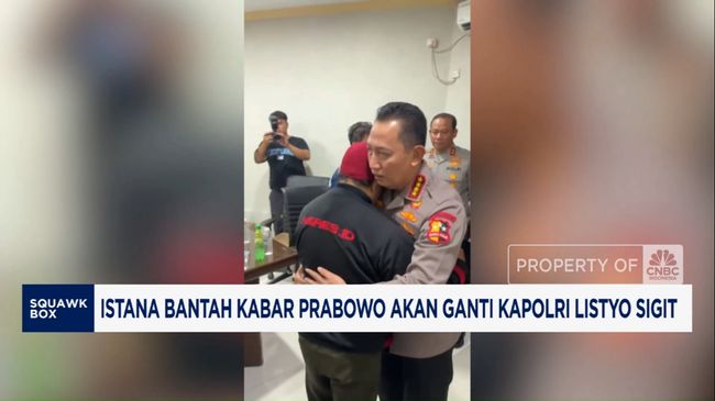 Video: Istana Bantah Kabar Prabowo Akan Ganti Kapolri Listyo Sigit