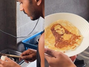 Keren! Pria Ini Buat Lukisan Mona Lisa di Atas Telur Dadar