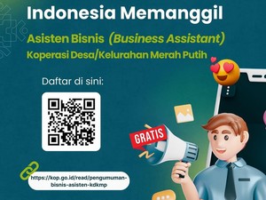 Kemenkop Buka 8.000 Lowongan Asisten Bisnis 2025! Cek Syarat & Jadwalnya
