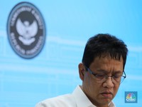 Menteri Keuangan Purbaya Yudhi Sadewa saat konpres di Istana Kepresidenan, Jakarta, Senin (15/9/2025). (CNBC Indonesi/Tri Susilo)