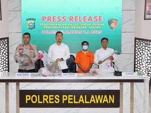 Polres Pelalawan Bongkar Praktik Perdagangan Daging Anjing, 1 Pelaku Dijerat