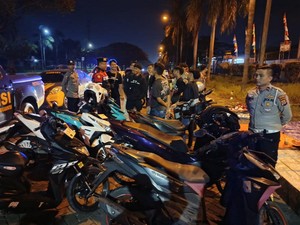 Polres Serang Gelar Patroli, Imbau Pemuda Kumpul hingga Larut Malam Bubar