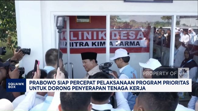 Video: Prabowo Percepat Program Prioritas Demi Ciptakan Tenaga Kerja
