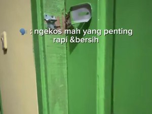 Kamar Kost Pria Ini Viral, dari Luar Sederhana tapi Dalamnya Wow!