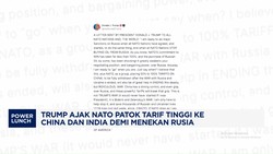 Video: Tekan Rusia,Trump Ajak NATO Patok Tarif Tinggi ke China & India