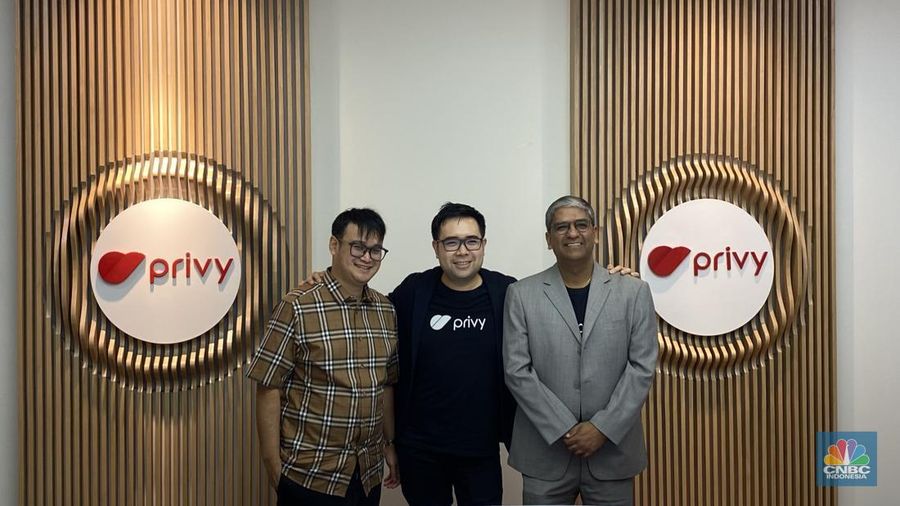 CEO Privy, Marshal Pribadi. (CNBC Indonesia/Novina Putri Besari)