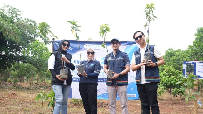 WIKA Sulap Lahan Bekas Proyek Jadi Penyerap 4,84 Ton Karbon Dioksida