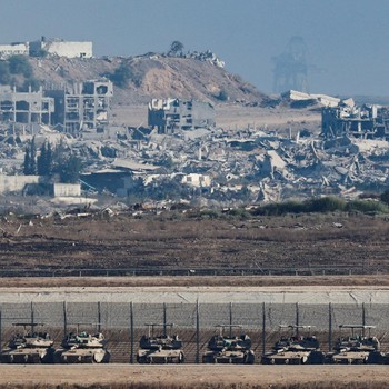 Gaza Memanas, Israel Luncurkan Serangan Darat-Kerahkan Deretan Tank