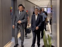 Momen Dasco Sambut Sjafrie Sjamsoeddin Hingga Antar ke Komisi I DPR