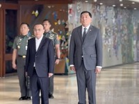 Potret Dasco Sambut Sjafrie hingga Mengantar ke Komisi I DPR