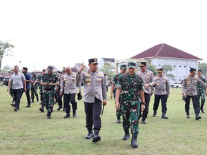 Pertama Kali Usai Dibentuk, Pangdam Tuanku Tambusai Kunjungi Polda Riau