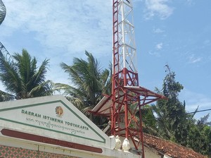 Penampakan EWS Tsunami yang Meraung Misterius di Wates