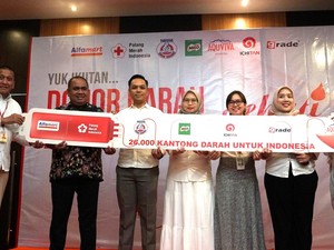 Alfamart Gelar Donor Darah Serentak di 34 Kota, Target 26 Ribu Kantong