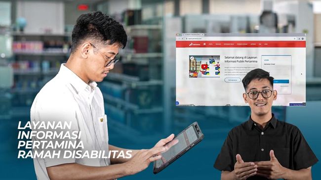 Pertamina Luncurkan Wajah Baru Website yang Ramah Disabilitas