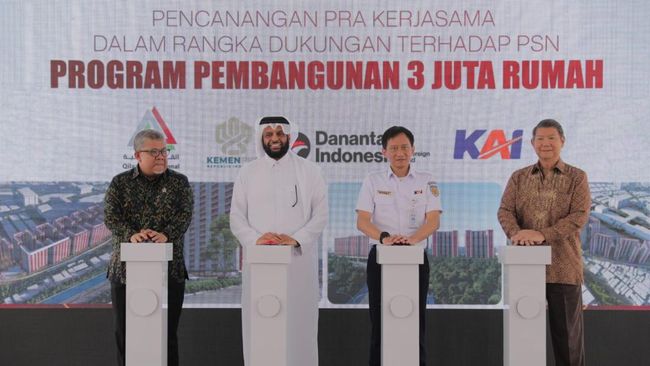 Investor Qatar Ini Bangun 50.000 Unit Hunian di Lahan KAI