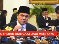 Video: Jadi Menpora, Erick Thohir Dapat Tugas Khusus Dari Prabowo