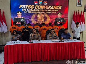12 Pengedar Narkoba di Probolinggo Ditumpas Polisi, Sabu dan Pil Disita