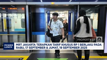 Video: 17 & 19 September 2025, MRT Jakarta Terapkan Tarif Khusus Rp 1