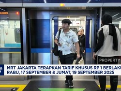 Video: 17 & 19 September 2025, MRT Jakarta Terapkan Tarif Khusus Rp 1
