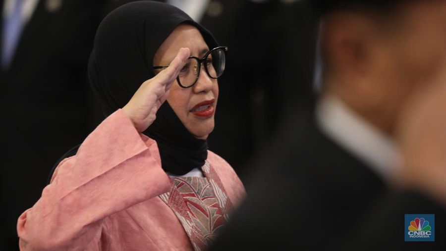 Suasana pelantikan di Istana Negara, Jakarta, Rabu (17/9/2025). (CNBC Indonesia/Tri Susilo) Suasana pelantikan di Istana Negara, Jakarta, Rabu (17/9/2025). (CNBC Indonesia/Tri Susilo)