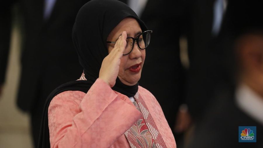 Nanik Sudaryati Deyang sebagai Wakil Kepala Badan Gizi Nasional. (CNBC Indonesia/Tri Susilo)