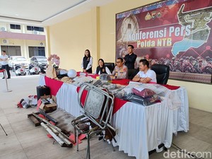 20 Orang Jadi Tersangka Perusakan Mapolda-Penjarahan di DPRD NTB
