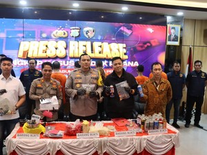 Polres Pelabuhan Tanjung Priok Tangkap 6 Pengoplos Gas 3 Kg ke Tabung Portabel