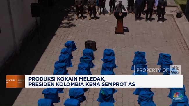 Video: Produksi Kokain Meledak, Presiden Kolombia Kena Semprot AS