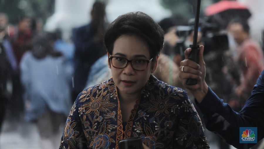 Sarah Sadiqa, Deputi Bidang Pengembangan Strategi Dan Kebijakan LKPP. (CNBC Indonesia/Tri Susilo)