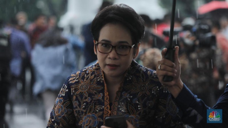Suasana pelantikan di Istana Negara, Jakarta, Rabu (17/9/2025). (CNBC Indonesia/Tri Susilo)