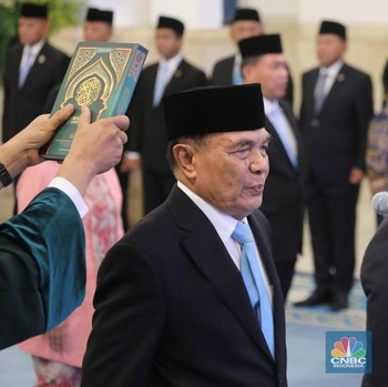 Potret Lengkap Menteri-Wamen yang Dilantik Prabowo Hari Ini